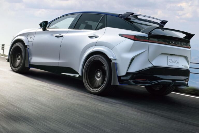 Lexus RZ600e: New EV flagship boasts more power, plenty of wings